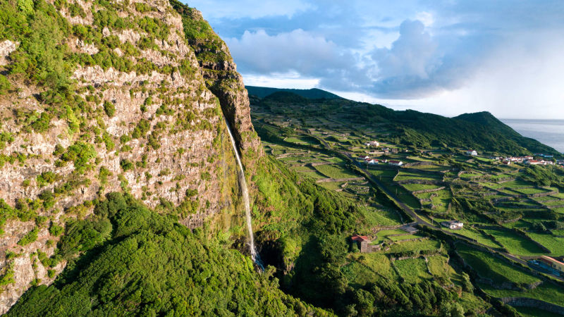 Flores Island Waterfall